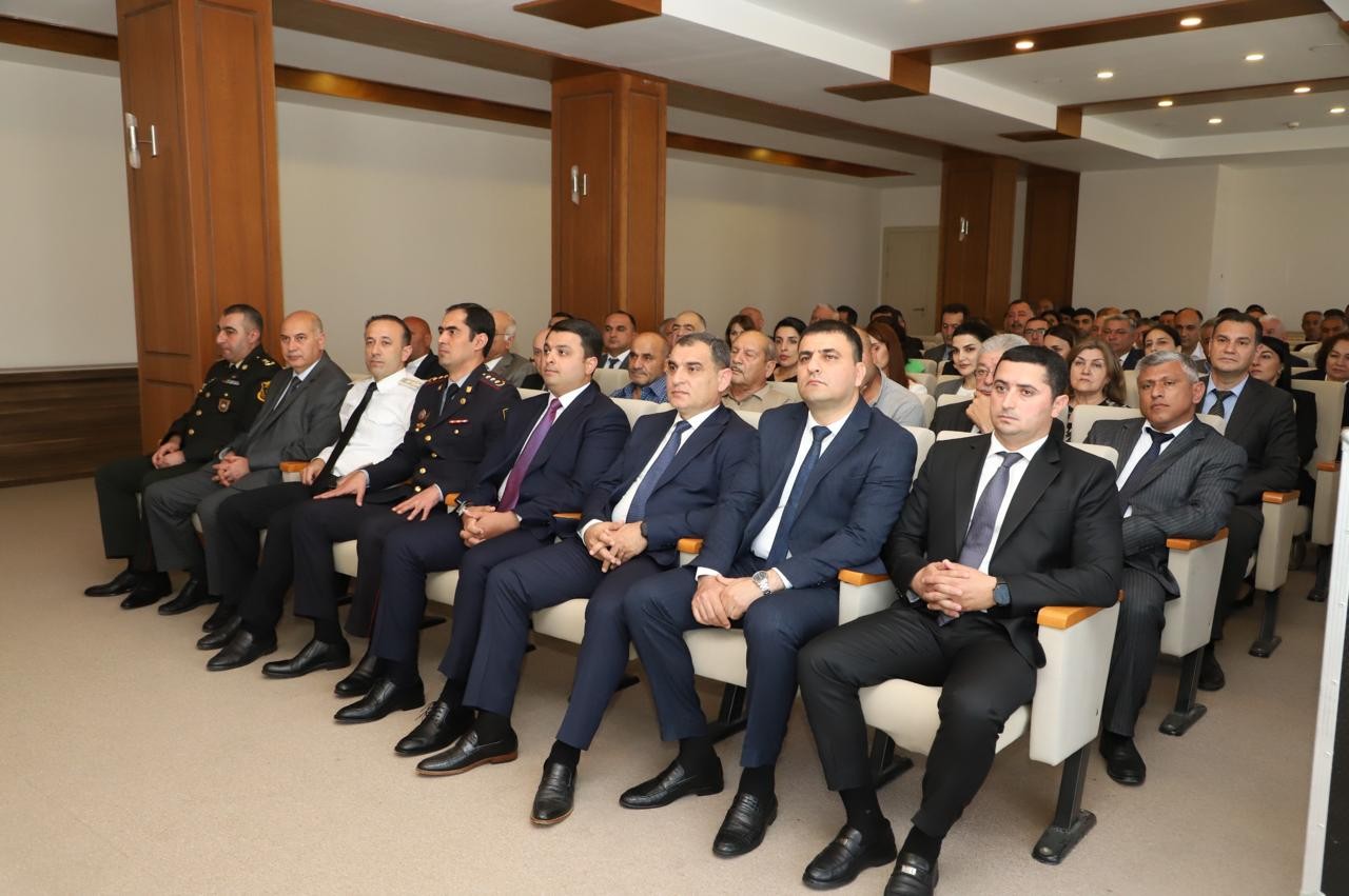 Neftçalada Milli Qurtuluş Gününə həsr olunmuş tədbir keçirilib - FOTOLAR