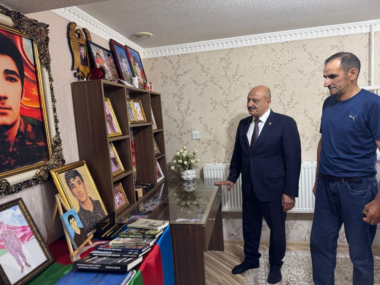 Asif Əsgərov şəhid ailəsini ziyarət edib, vətəndaşlarla görüşdü  - FOTOLAR