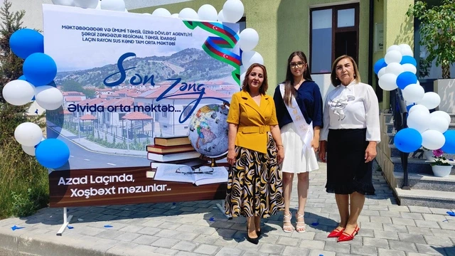 Laçının Sus kəndində "Son zəng"in səsi susmadı - FOTO