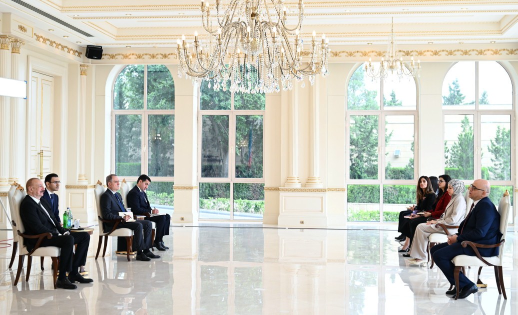 İlham Əliyev Fələstinin yeni səfirinin etimadnaməsini qəbul etdi - FOTOLAR