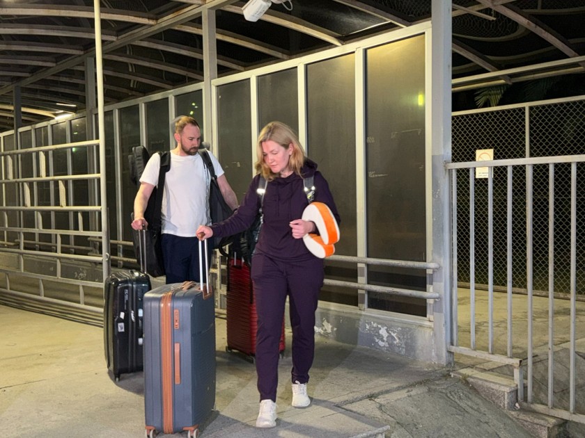 Dördüncü təxliyə qrupu İrandan Azərbaycana daxil oldu - FOTOLAR