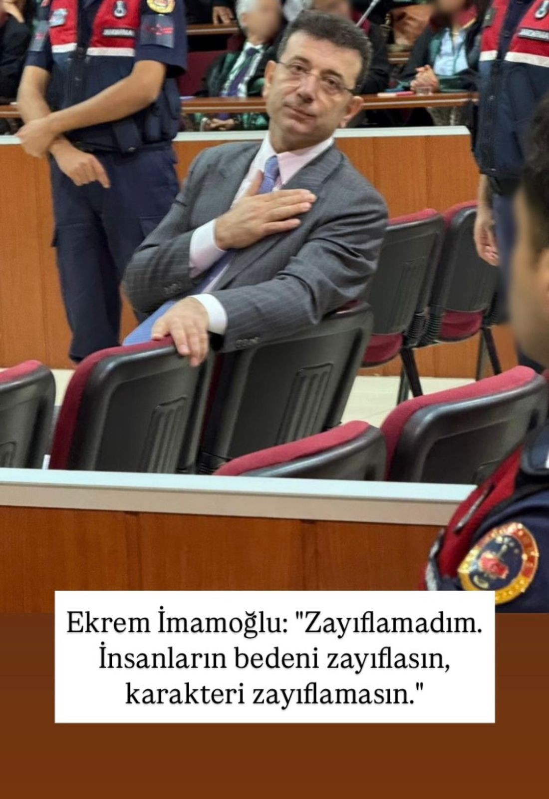 "İnsanın xarakteri zəifləməsin" - İmamoğlu (FOTO)