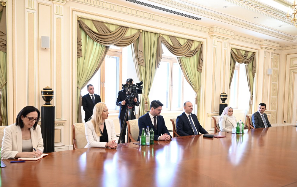 İlham Əliyev Afrim Qaşini qəbul etdi - FOTOLAR