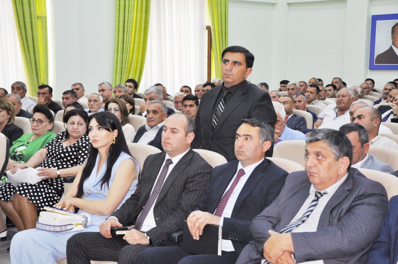 Tovuzda regional müşavirə keçirilib - FOTOLAR