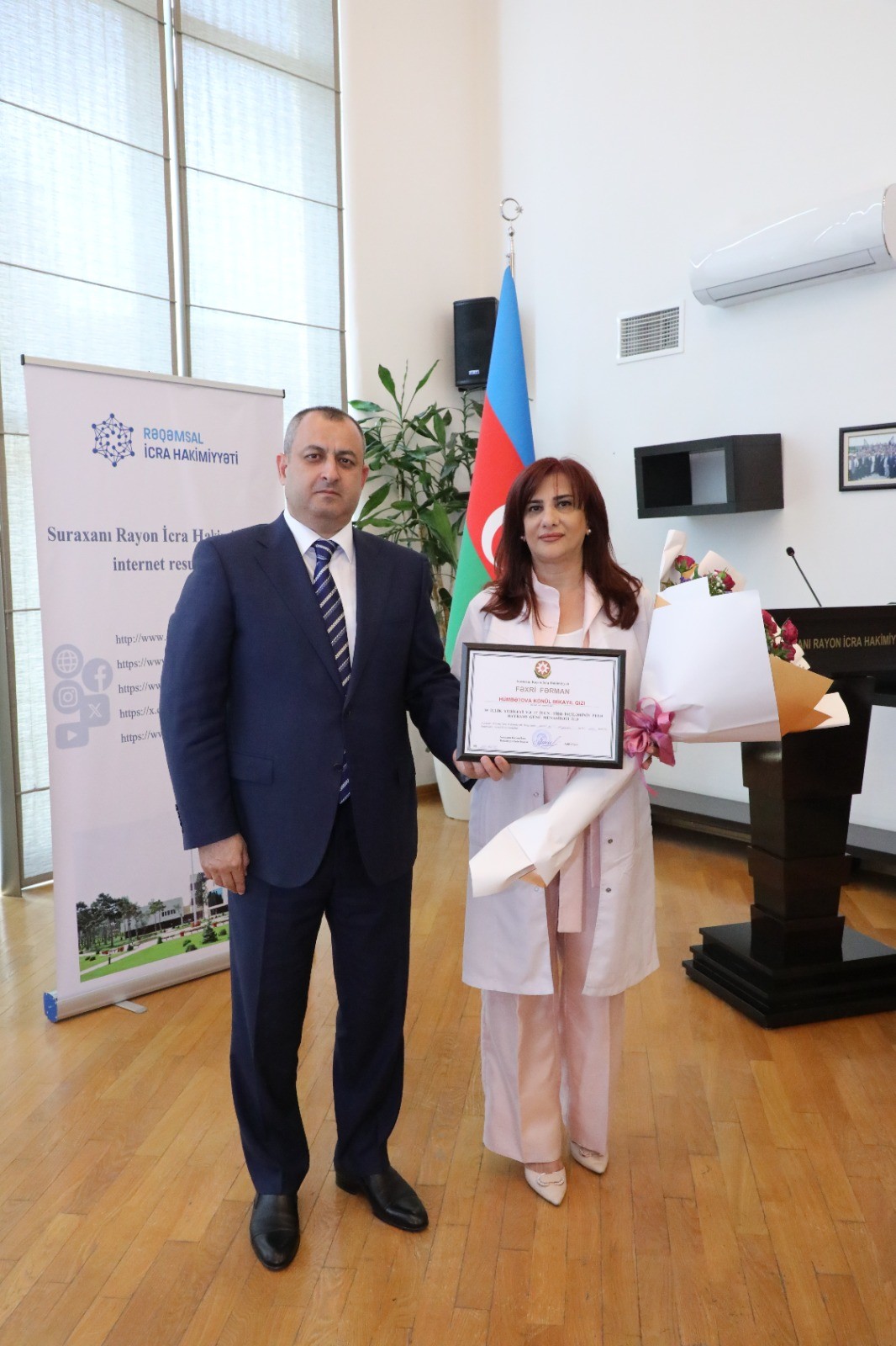 Suraxanıda tibb işçilərinin peşə bayramı qeyd olundu - FOTOLAR