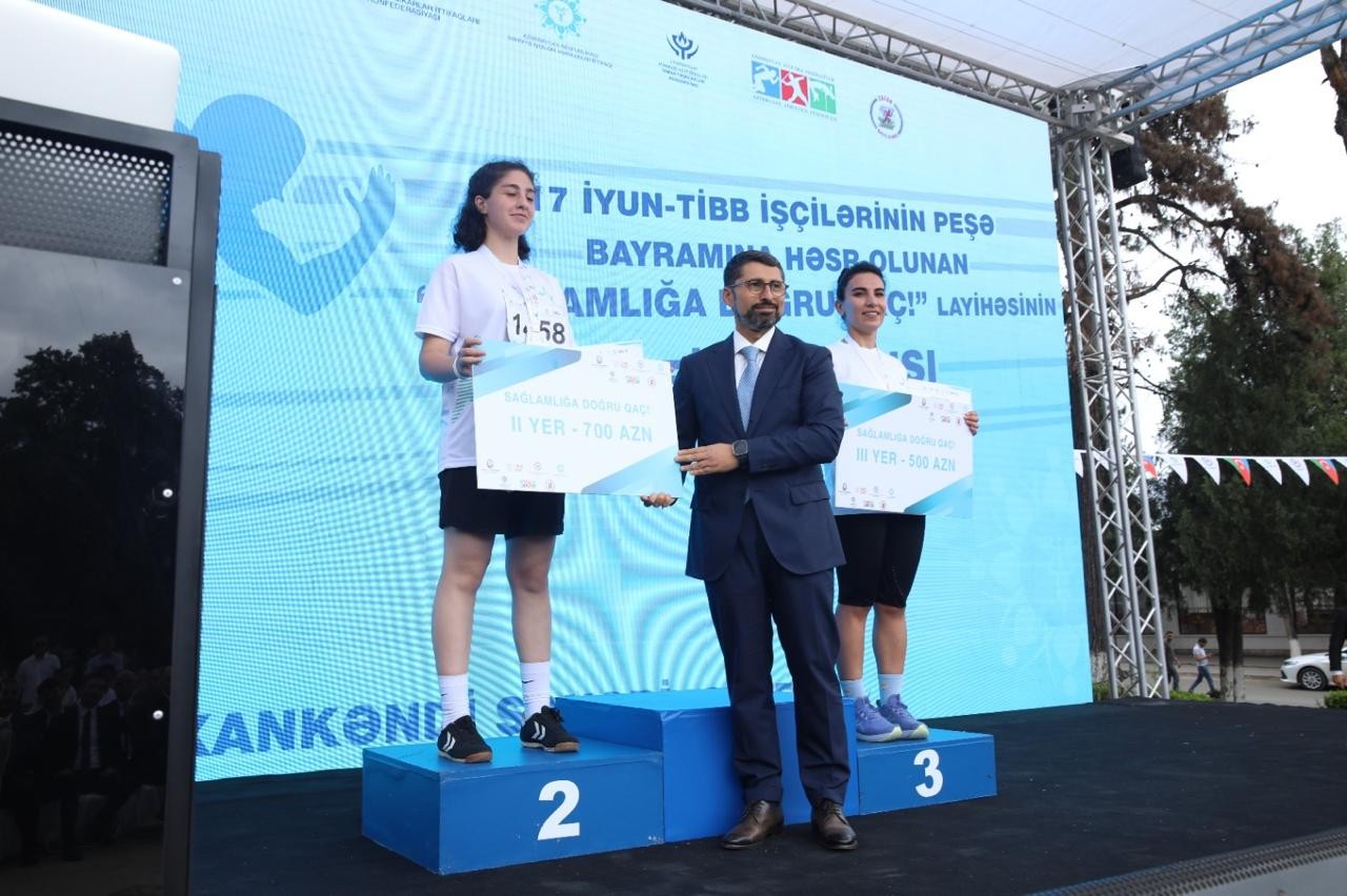 Xankəndidə “Sağlamlığa doğru qaç!” layihəsinin final mərhələsi keçirilib - FOTOLAR