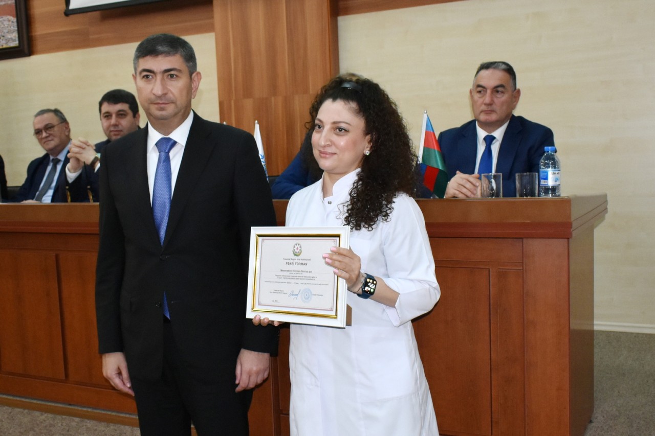 Yasamal rayonunda Tibb İşçilərinin Peşə Bayramı qeyd edilib - FOTOLAR