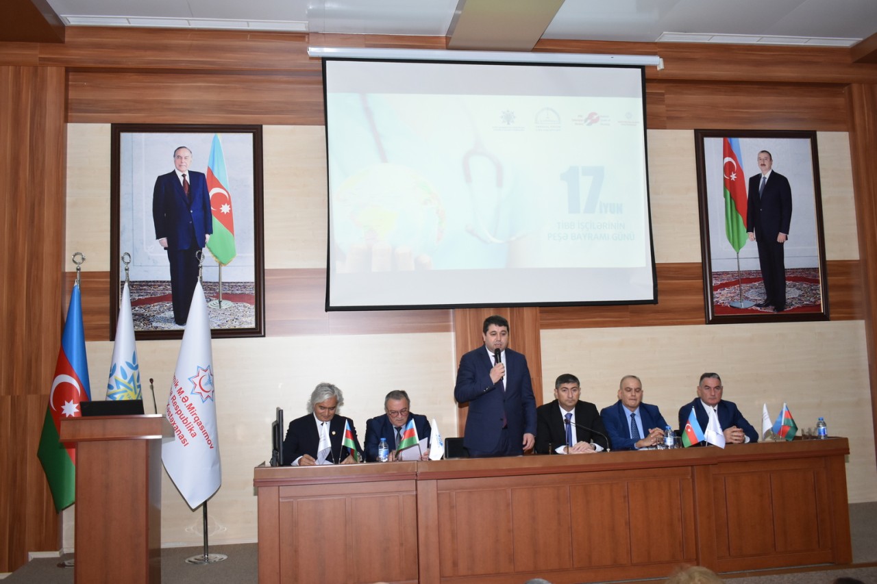 Yasamal rayonunda Tibb İşçilərinin Peşə Bayramı qeyd edilib - FOTOLAR