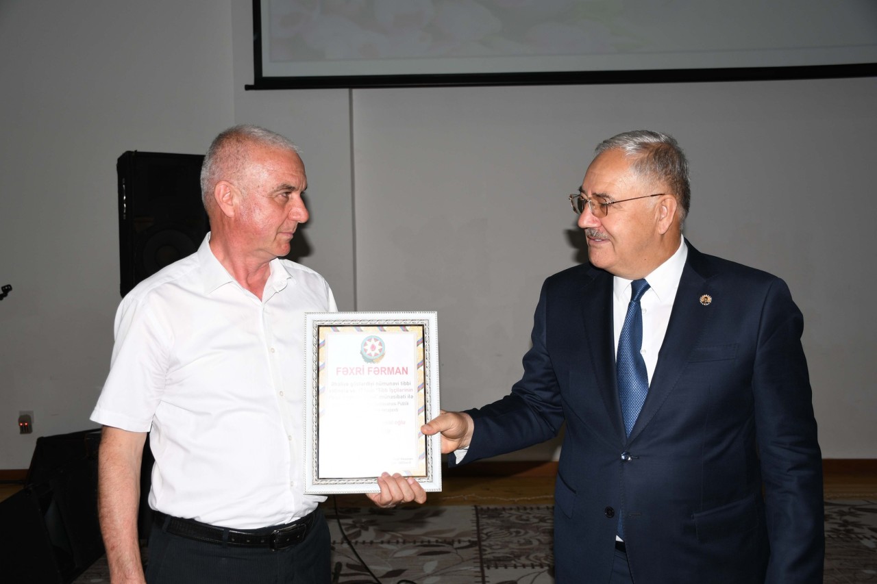 Ağdamda tibb işçilərinin peşə bayramı qeyd olunub - FOTOLAR