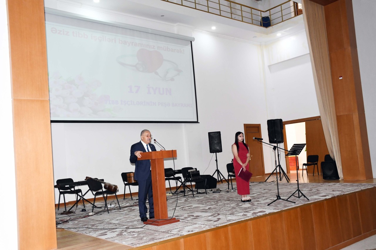 Ağdamda tibb işçilərinin peşə bayramı qeyd olunub - FOTOLAR