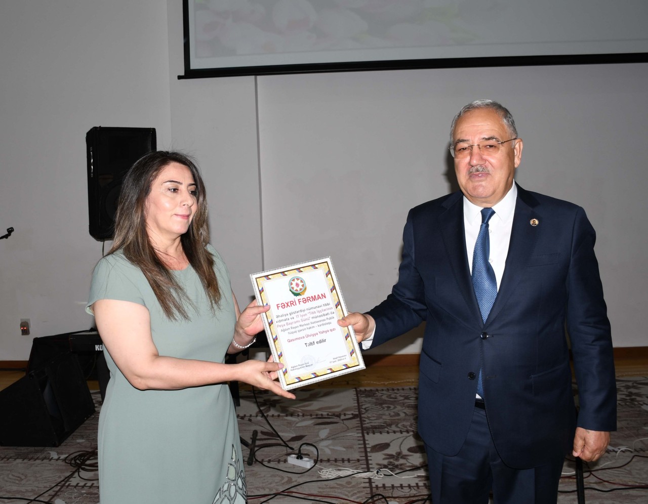 Ağdamda tibb işçilərinin peşə bayramı qeyd olunub - FOTOLAR