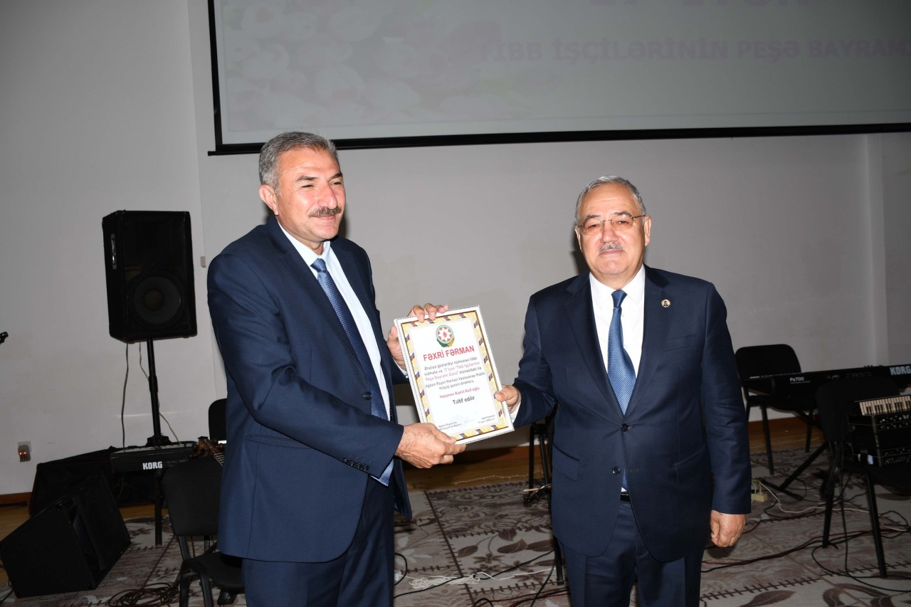 Ağdamda tibb işçilərinin peşə bayramı qeyd olunub - FOTOLAR