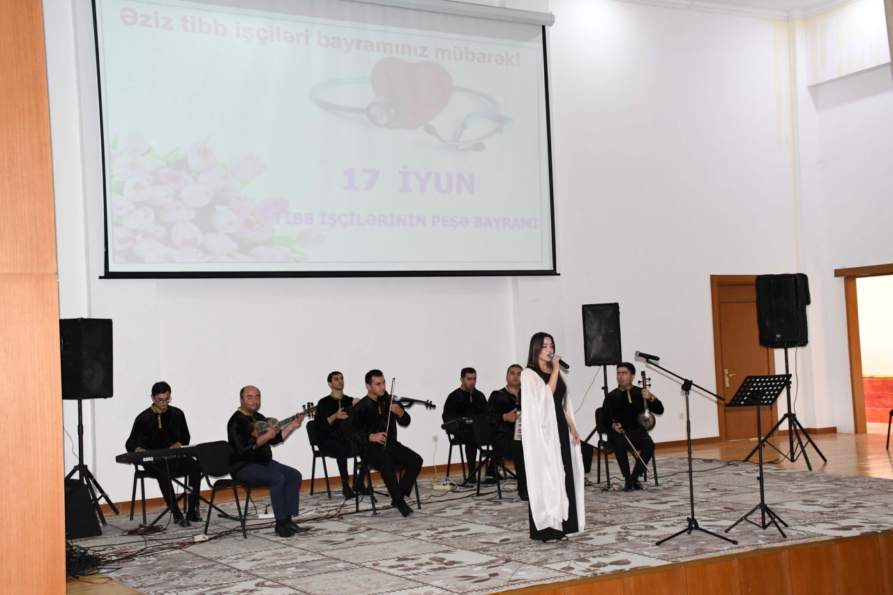 Ağdamda tibb işçilərinin peşə bayramı qeyd olunub - FOTOLAR