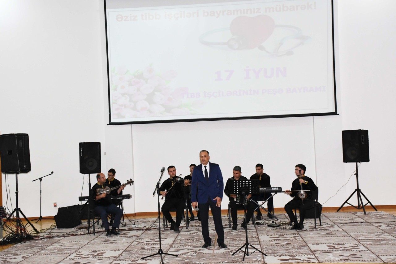 Ağdamda tibb işçilərinin peşə bayramı qeyd olunub - FOTOLAR