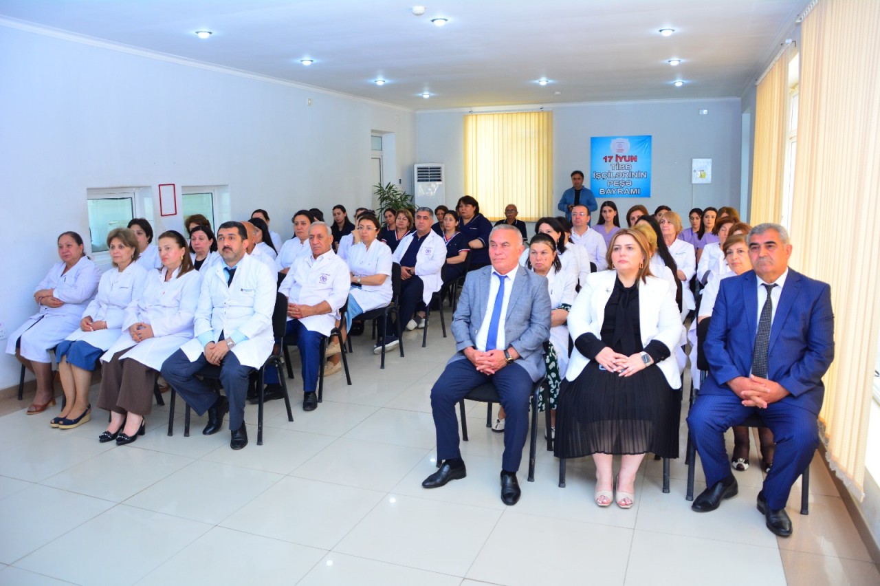 Tibb İşçilərinin Peşə Bayramı Günü Ağstafada da qeyd olunub - FOTOLAR