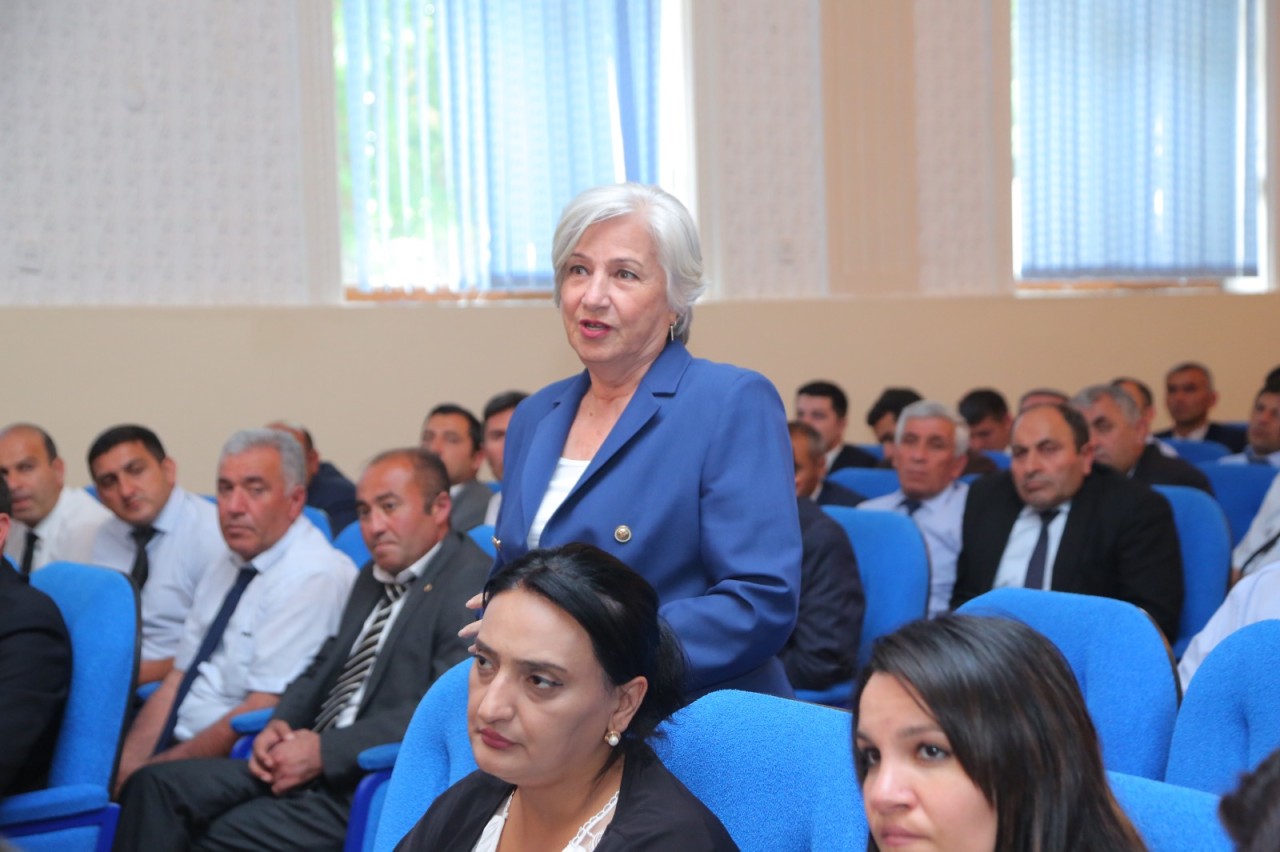 Goranboyda taxıl biçini ilə bağlı regional müşavirə keçirilib - FOTOLAR