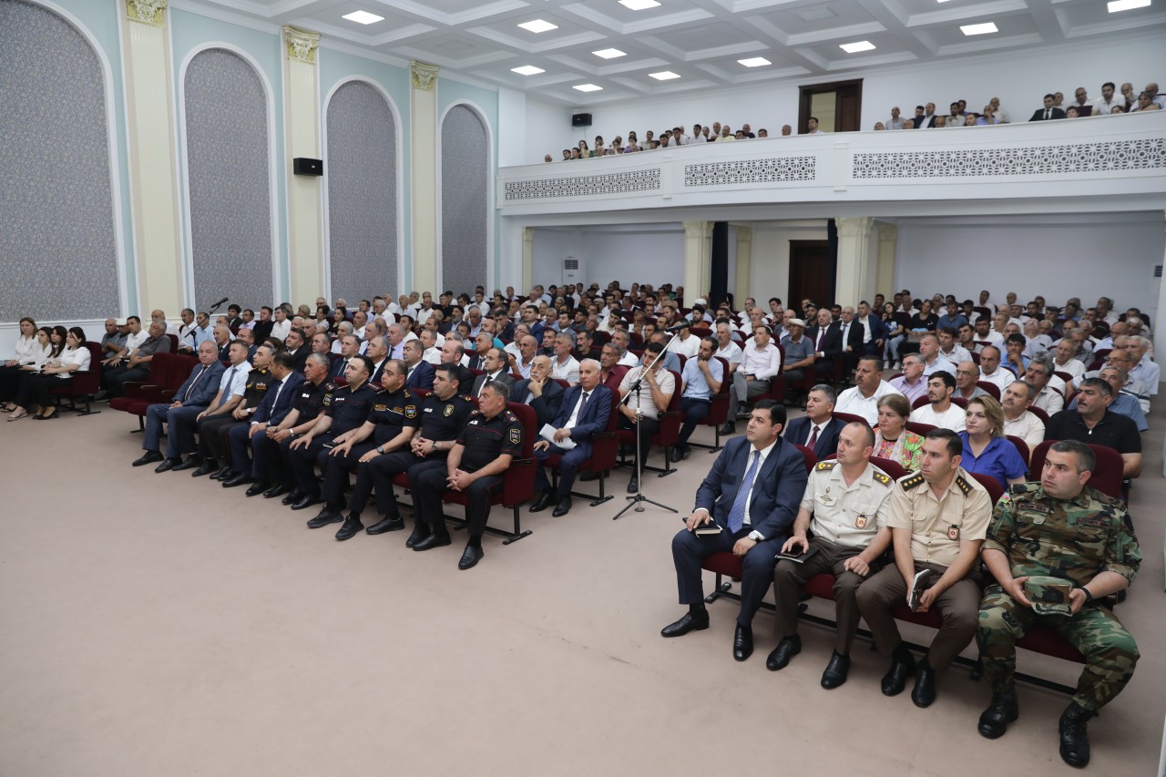 Xaçmazda regional müşavirə keçirilib - FOTOLAR