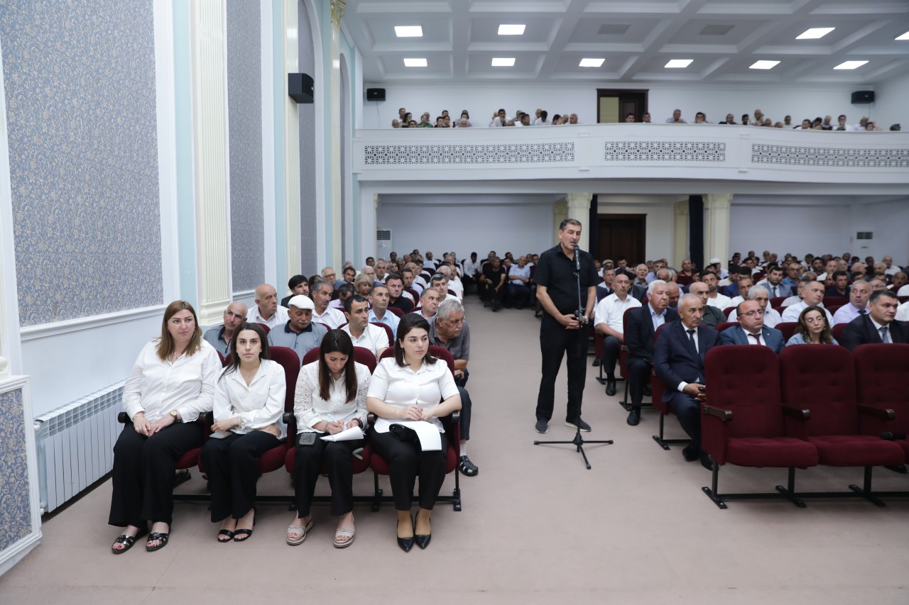 Xaçmazda regional müşavirə keçirilib - FOTOLAR