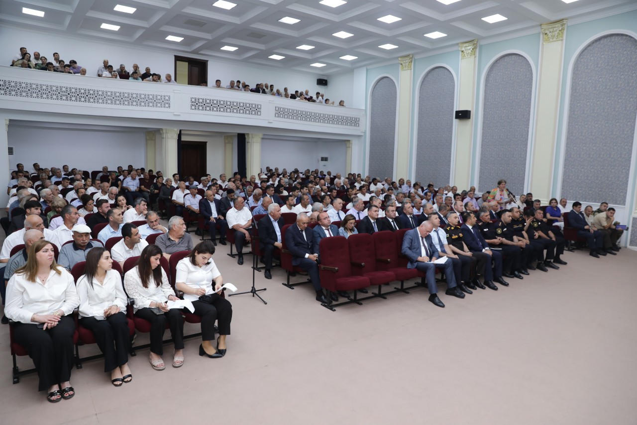 Xaçmazda regional müşavirə keçirilib - FOTOLAR