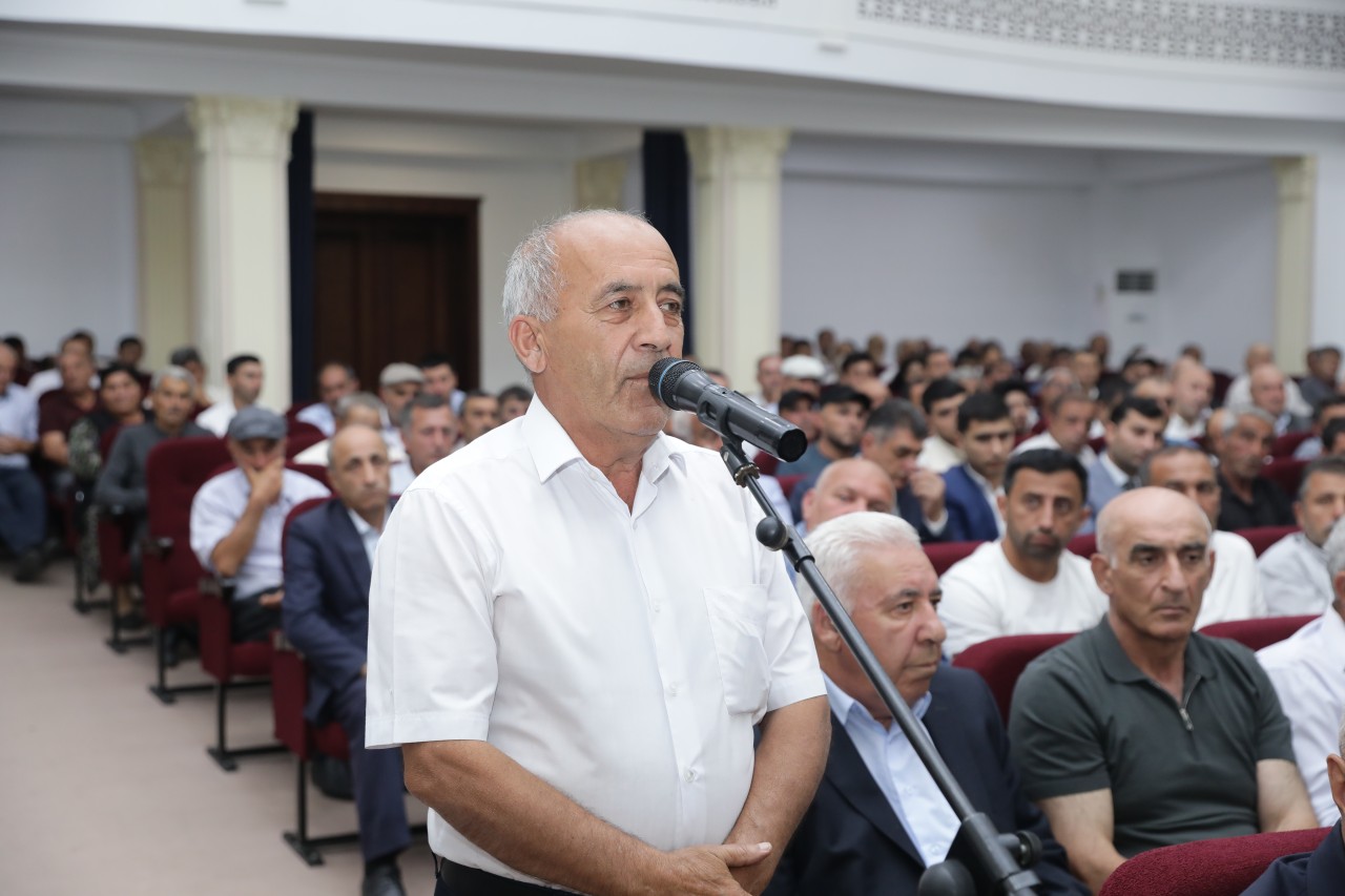 Xaçmazda regional müşavirə keçirilib - FOTOLAR