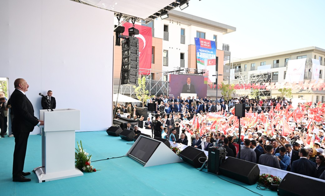“Azərbaycan” məhəlləsinin açılışında prezidentlərin çıxışının tam mətni - VİDEO (YENİLƏNİB)