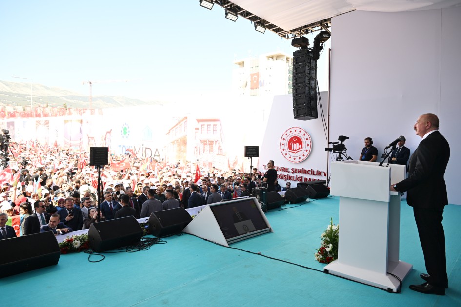 “Azərbaycan” məhəlləsinin açılışında prezidentlərin çıxışının tam mətni - VİDEO (YENİLƏNİB)