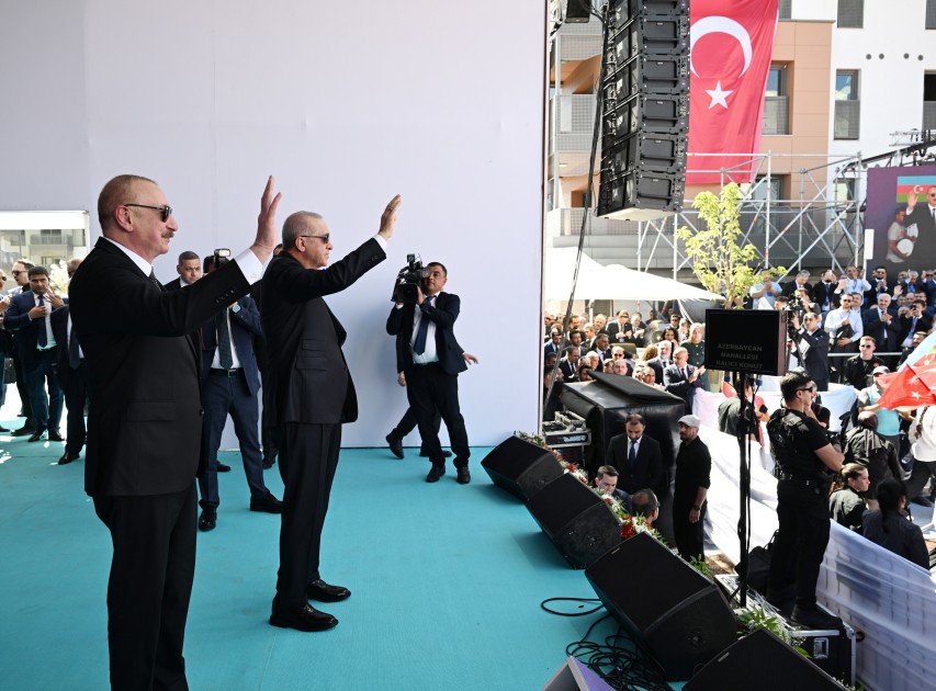 “Azərbaycan” məhəlləsinin açılışında prezidentlərin çıxışının tam mətni - VİDEO (YENİLƏNİB)