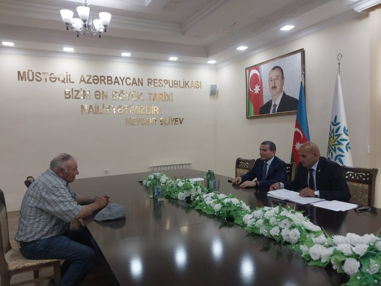 Deputat Goranboyda seçiciləri ilə növbəti görüş keçirib - FOTOLAR