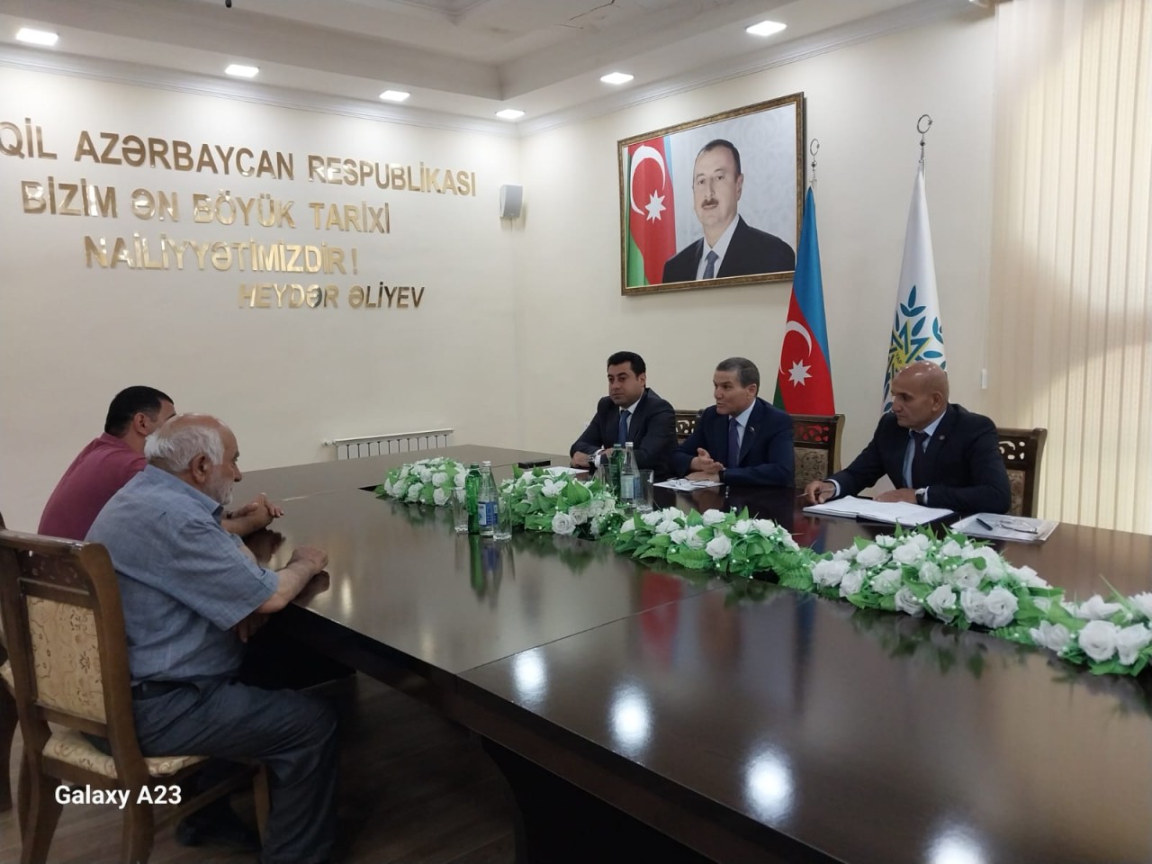 Deputat Goranboyda seçiciləri ilə növbəti görüş keçirib - FOTOLAR