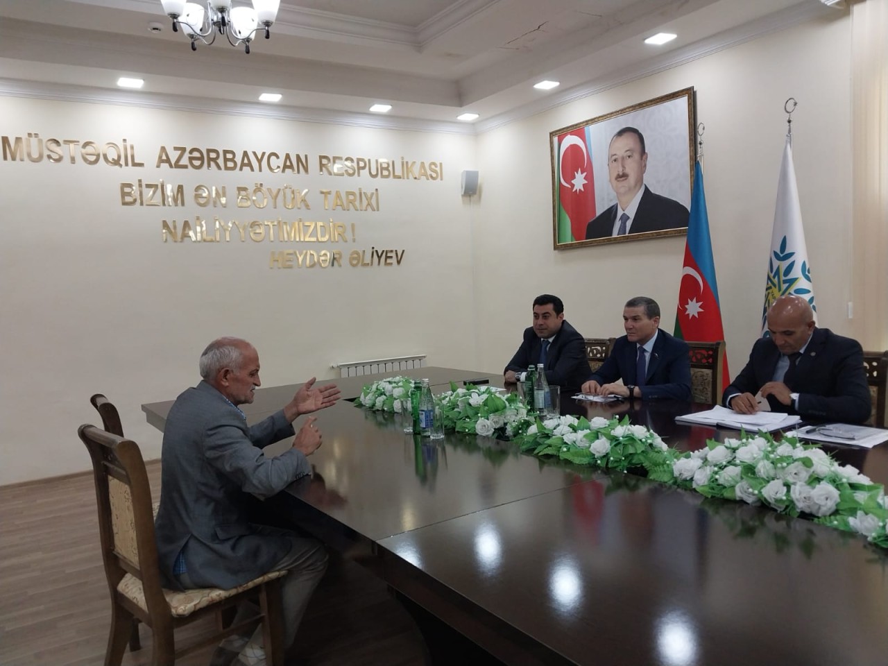 Deputat Goranboyda seçiciləri ilə növbəti görüş keçirib - FOTOLAR