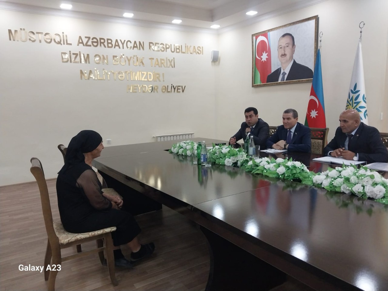 Deputat Goranboyda seçiciləri ilə növbəti görüş keçirib - FOTOLAR