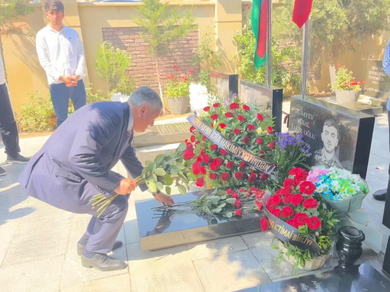 Abşeronda şəhidlərimiz və onların ailə üzvləri növbəti dəfə ziyarət olunub - FOTOLAR