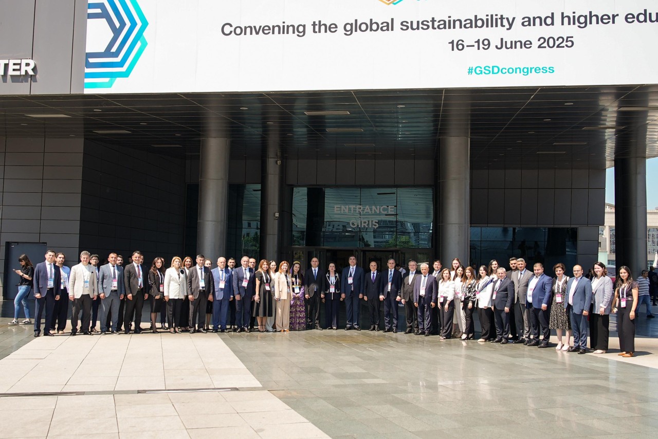 AzMİU “Qlobal Dayanıqlı İnkişaf Konqresi”ndə fəal iştirak edib - FOTO