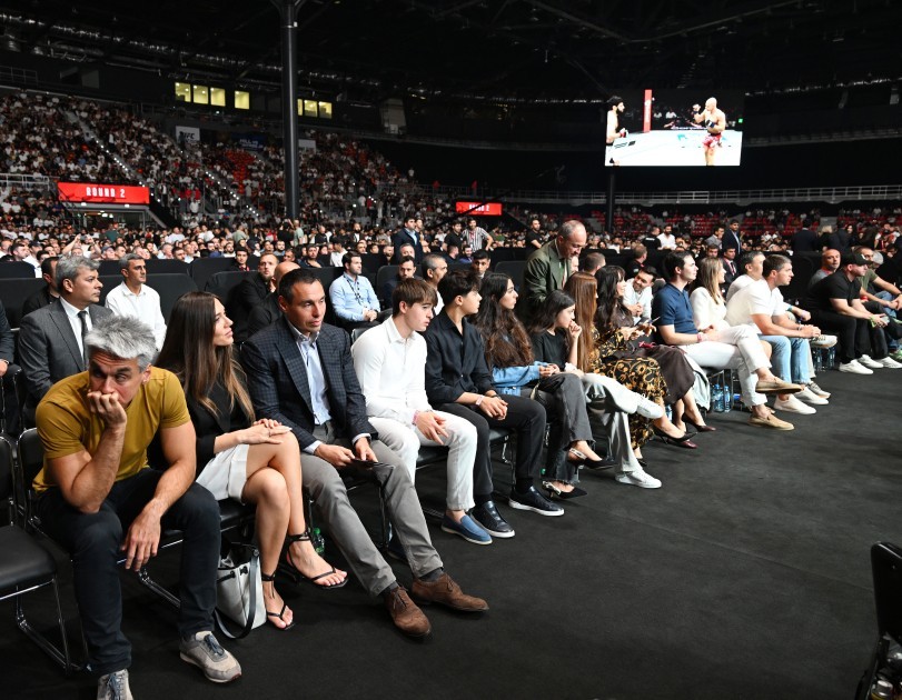 Prezidentin ailə üzvləri "UFC Fight Night"ı izləyiblər - FOTOLAR