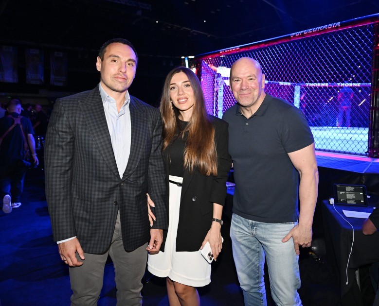 Prezidentin ailə üzvləri "UFC Fight Night"ı izləyiblər - FOTOLAR
