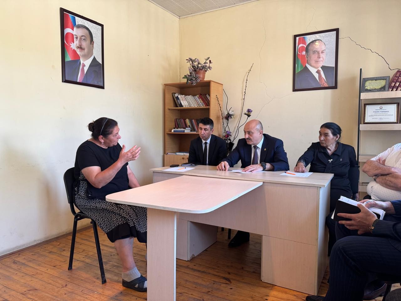 Asif Əsgərov şəhid ailəsini ziyarət edib, vətəndaşlarla görüşdü - FOTOLAR