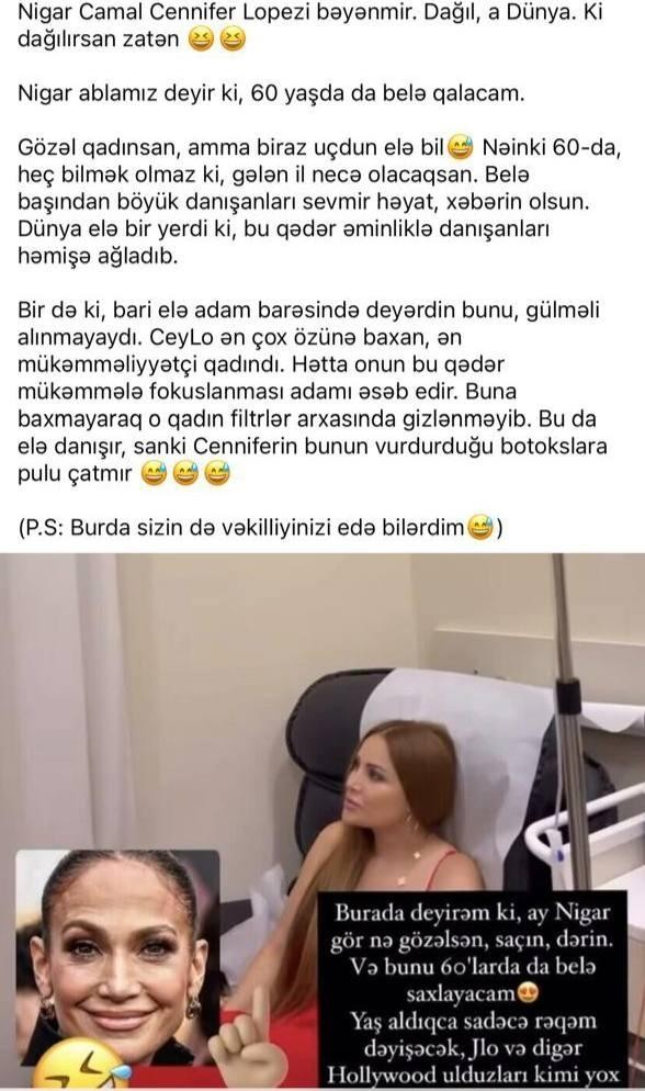 Nigar Camal onu polislə hədələdi - FOTO