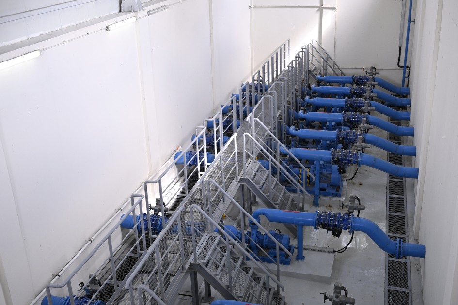 Prezident sutəmizləyici qurğunun açılışında iştirak etdi - FOTOLAR (YENİLƏNİB)