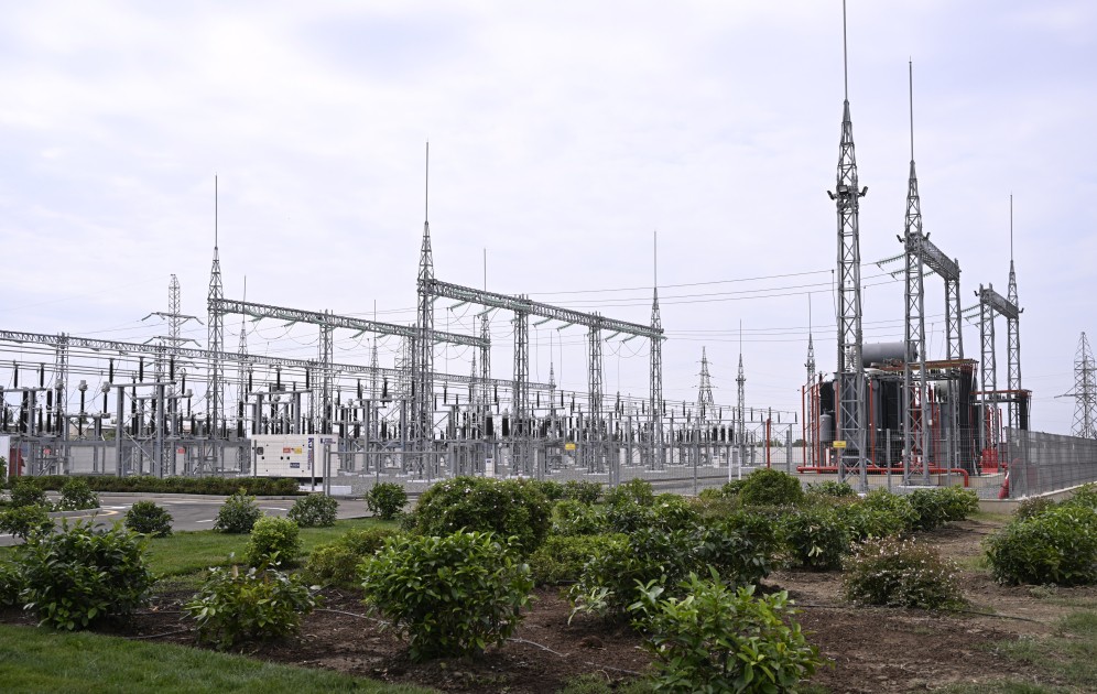 “Yevlax” qovşaq yarımstansiyasının açılışı oldu - FOTOLAR (YENİLƏNİB)