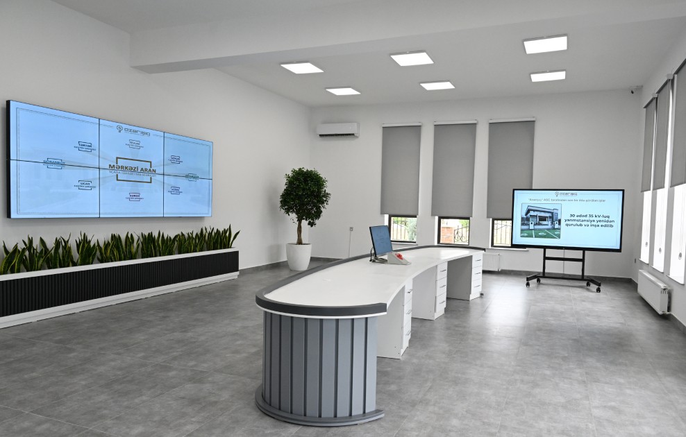 Dövlət başçısı Mərkəzi Aran Regional SCADA İdarəetmə Mərkəzinin açılışını etdi - FOTOLAR (YENİLƏNİB)