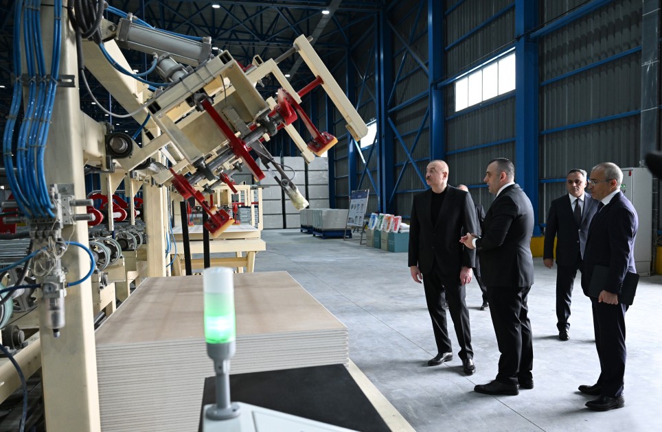 Goranboyda istehsal müəssisəsi istifadəyə verildi - FOTOLAR (YENİLƏNİB)