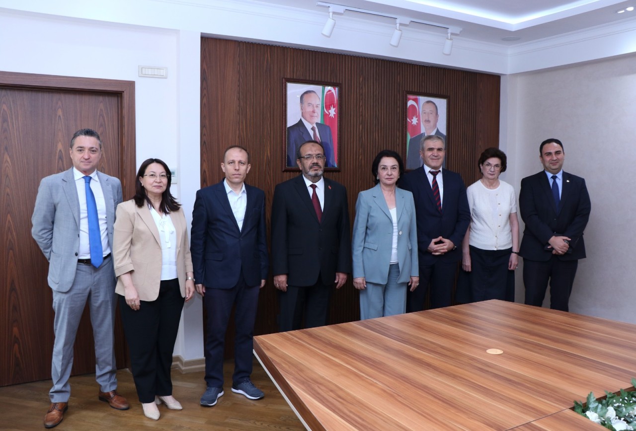 Konya Texniki Universitetinin rektoru AzMİU-da olub - FOTOLAR