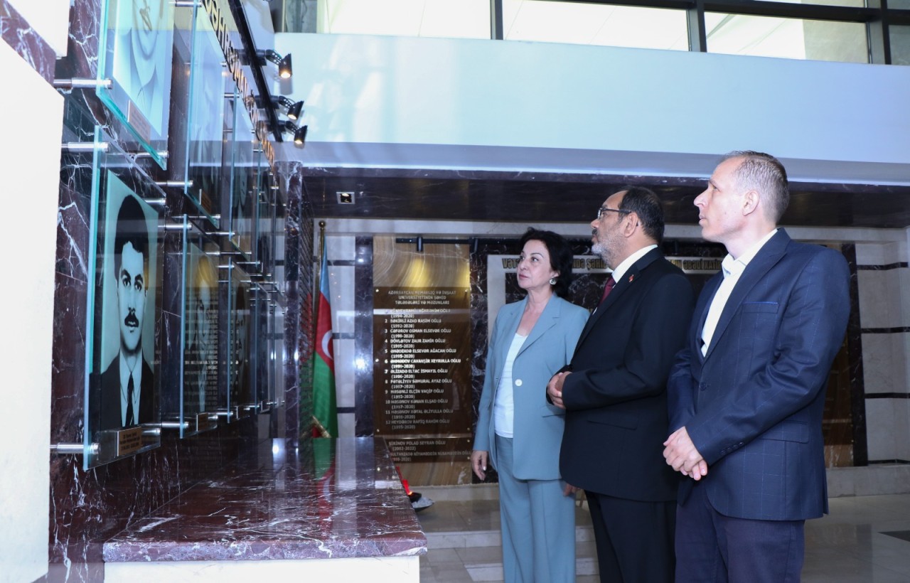 Konya Texniki Universitetinin rektoru AzMİU-da olub - FOTOLAR