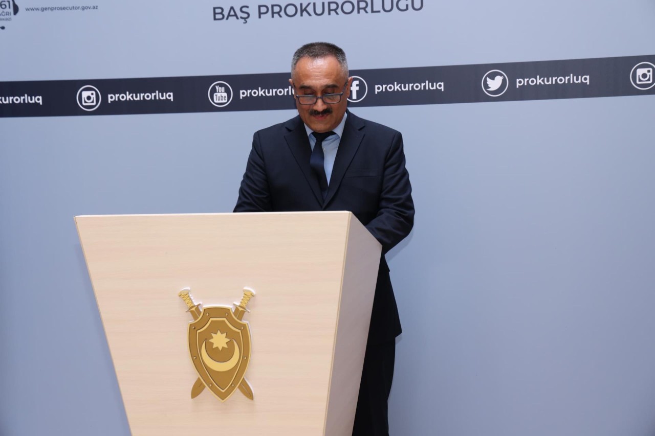 Baş Prokurorluqda dövlət qulluqçularının peşə bayramı qeyd olunub - FOTOLAR