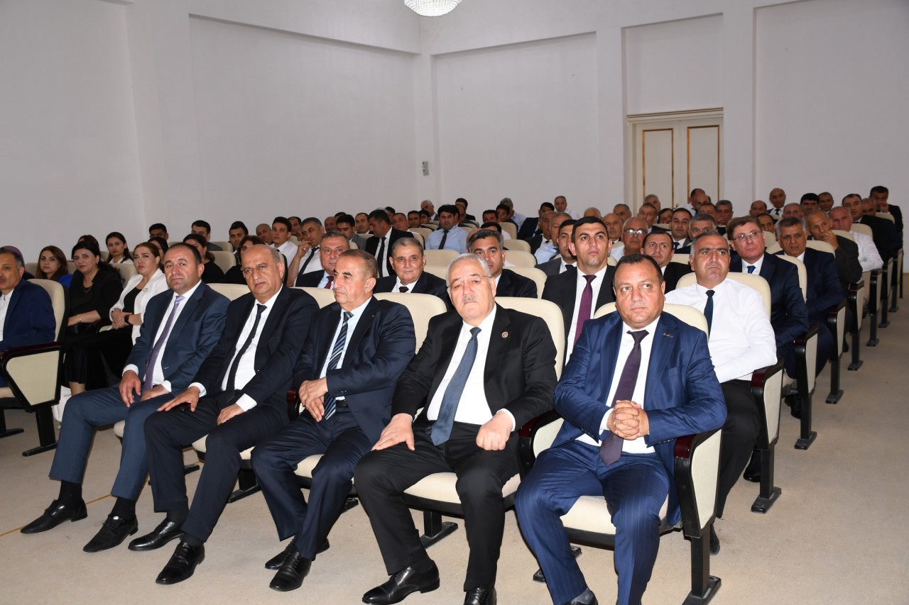 Ağdamda dövlət qulluqçularının peşə bayramına həsr olunmuş tədbir keçirildi - FOTOLAR