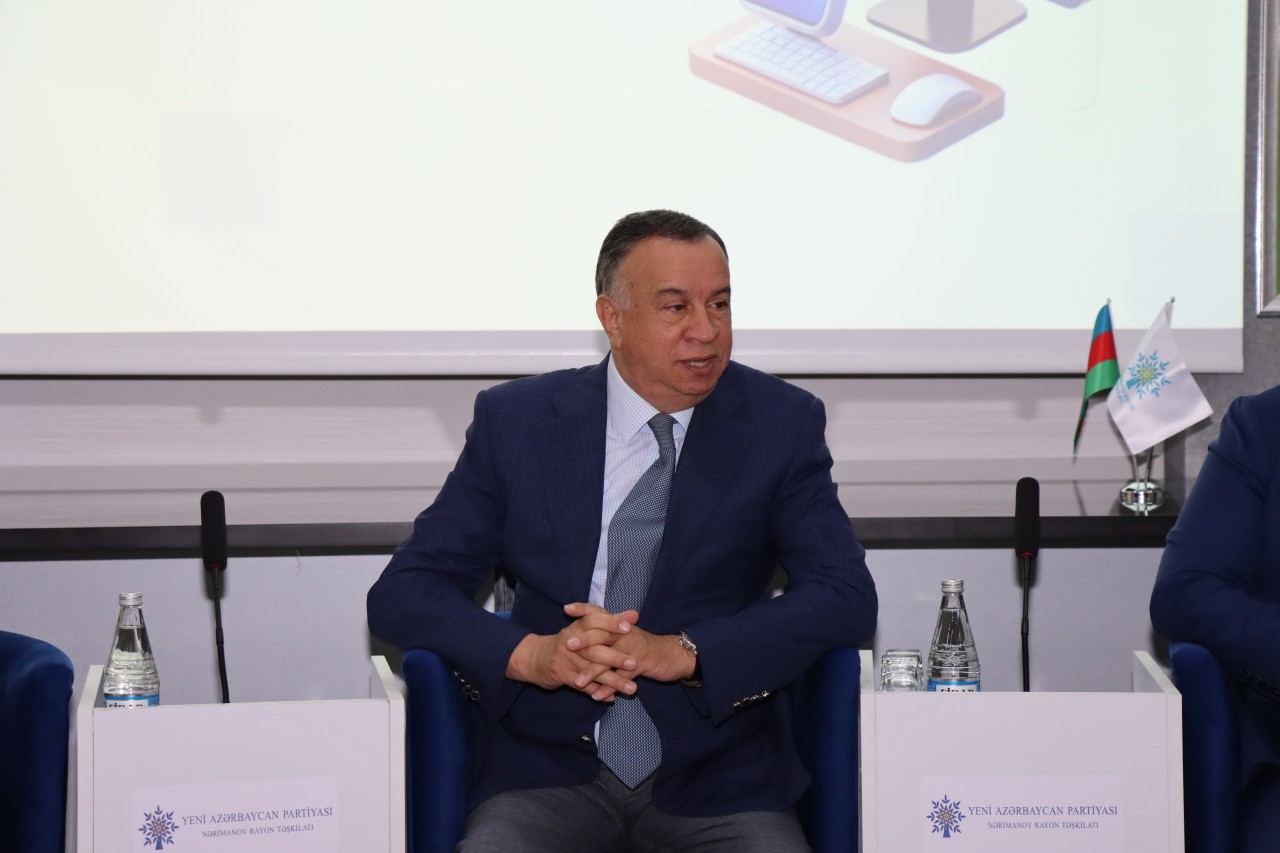 YAP Nərimanov rayon təşkilatında gənclərlə görüş keçirildi - FOTOLAR