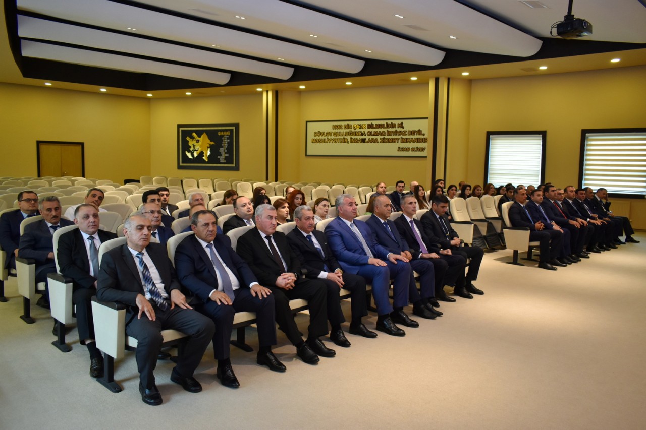 Yasamal RİH-də dövlət qulluqçularının peşə bayramı qeyd edilib - FOTOLAR