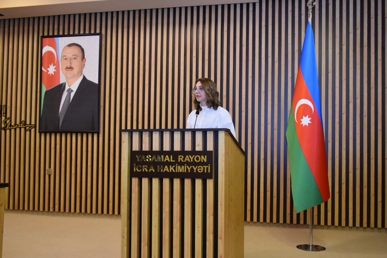 Yasamal RİH-də dövlət qulluqçularının peşə bayramı qeyd edilib - FOTOLAR