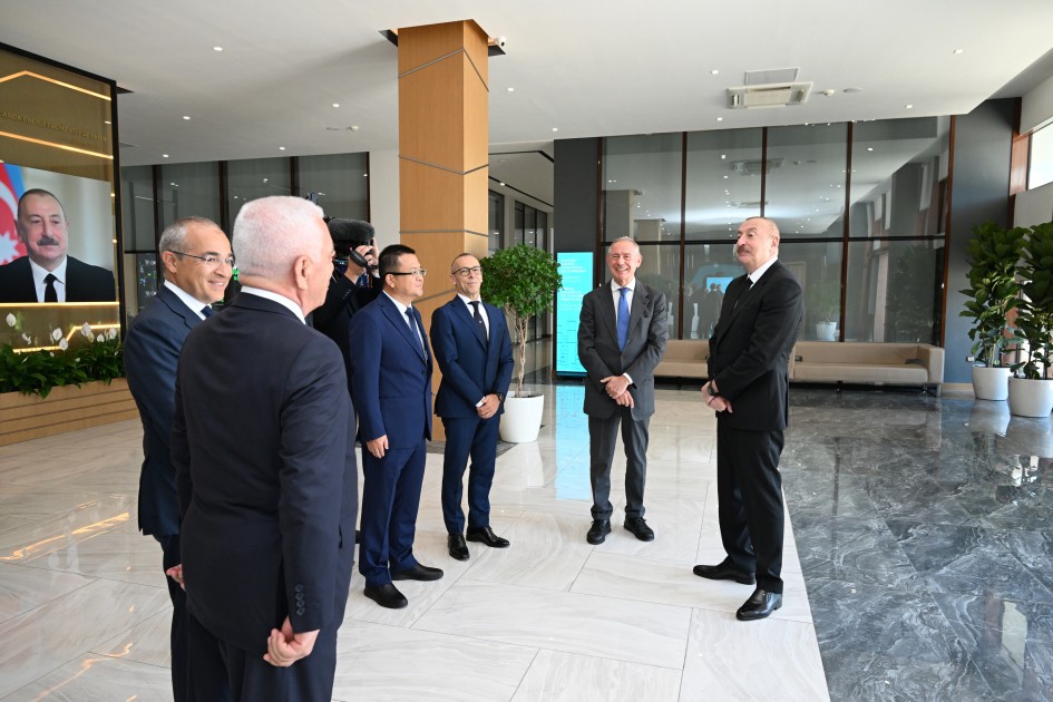 Mingəçevirdə “8 Noyabr” Elektrik Stansiyasının açılışı oldu - FOTOLAR (YENİLƏNİB)