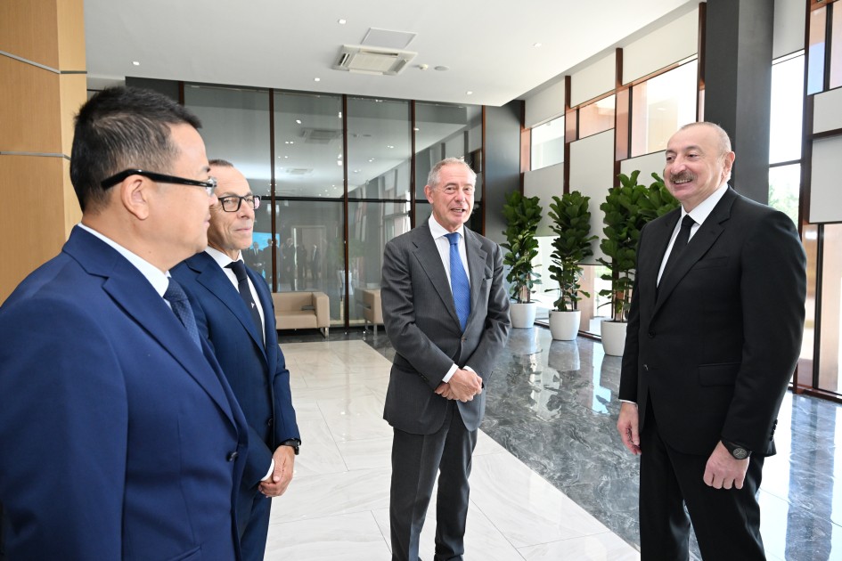 Mingəçevirdə “8 Noyabr” Elektrik Stansiyasının açılışı oldu - FOTOLAR (YENİLƏNİB)